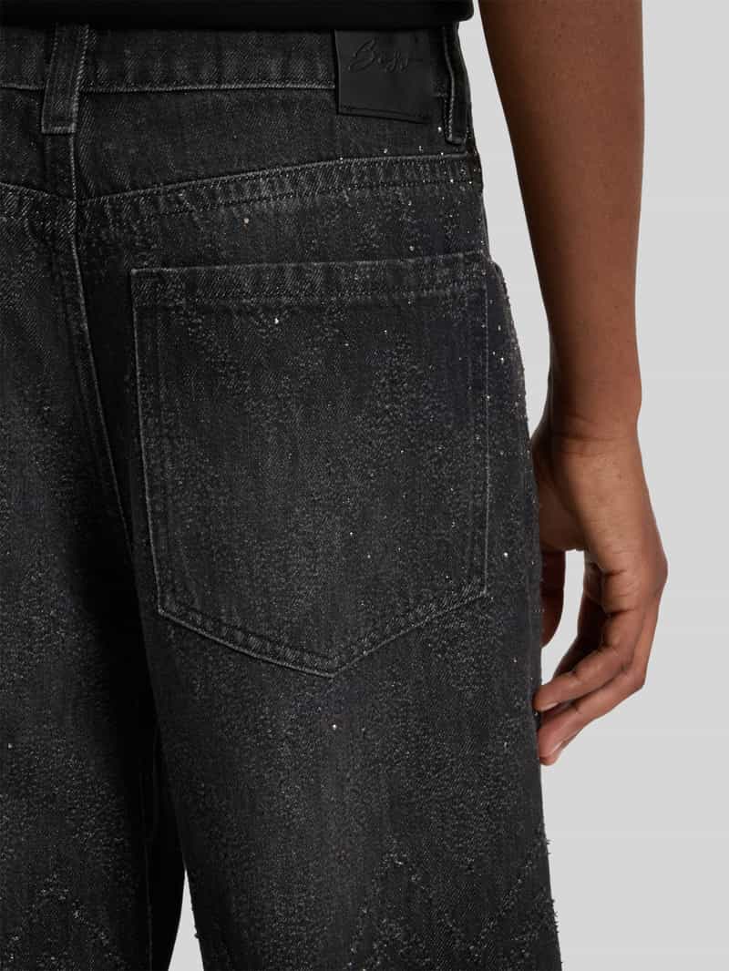 Boss Orange Wide leg jeans van puur katoen model 'C_SLOUCHY'