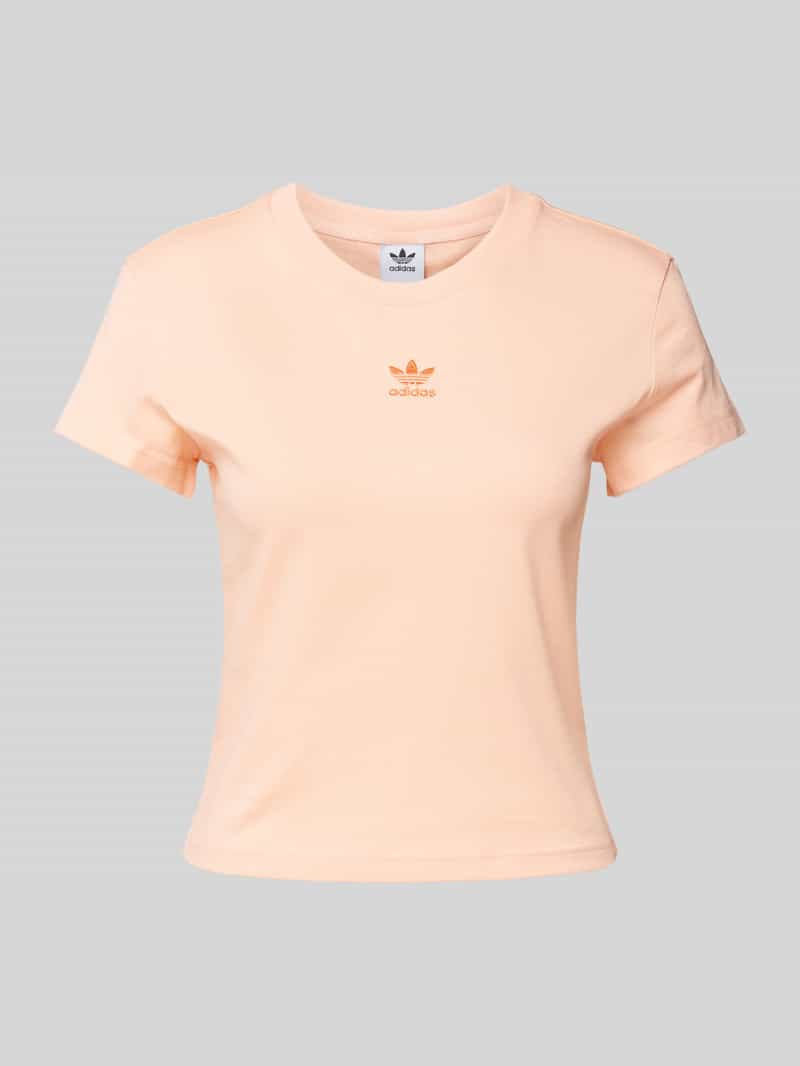 adidas Originals Slim fit T-shirt met logostitching