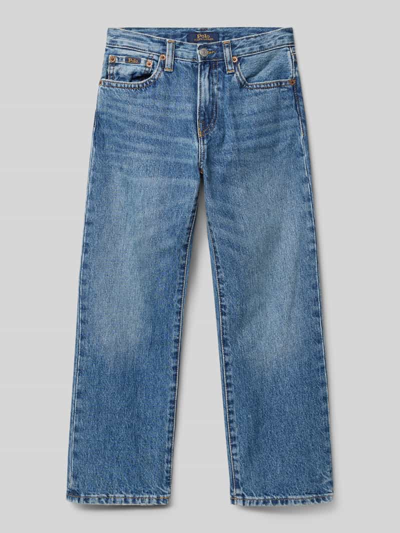 Polo Ralph Lauren Kids Relaxed fit jeans met labeldetail