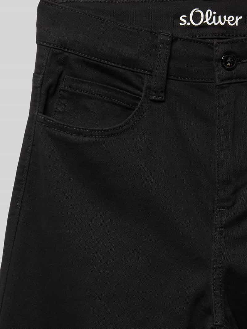 s.Oliver RED LABEL Relaxed fit wide leg jeans met katoen