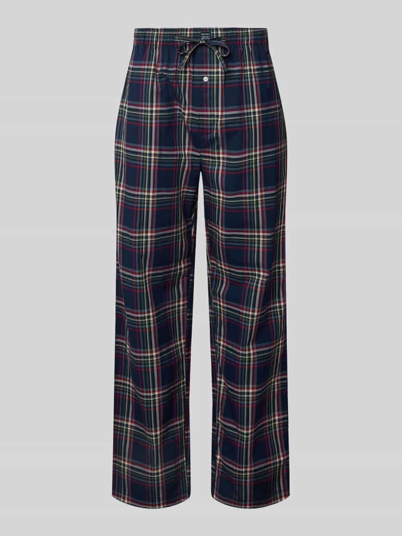 Christian Berg Men Relaxed fit pyjamabroek met tunnelkoord
