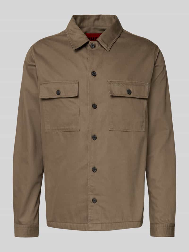 HUGO Oversized overhemd van puur katoen model 'EPOLDO'