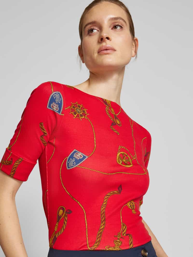 Lauren Ralph Lauren T-shirt met boothals model 'JUDY'