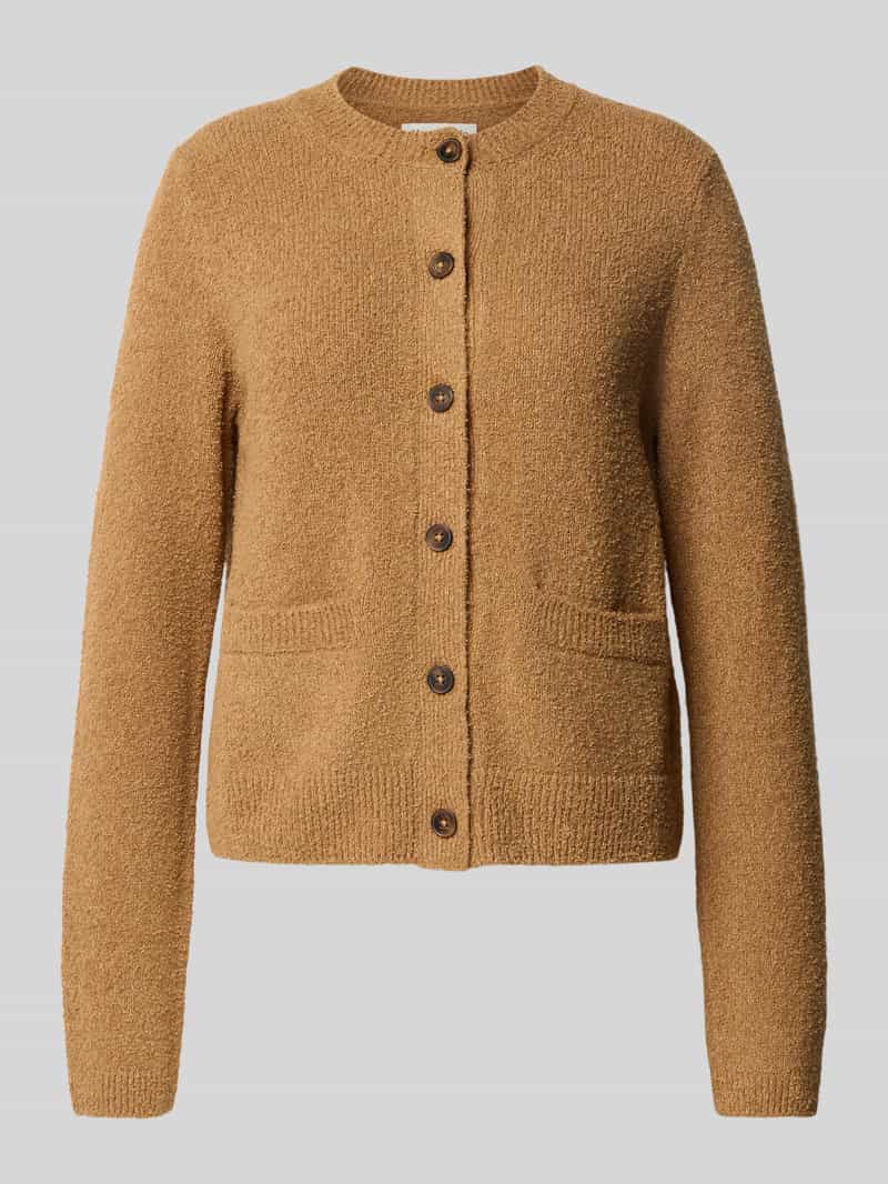 Marc O'Polo Regular fit gebreide pullover van katoenmix met wol
