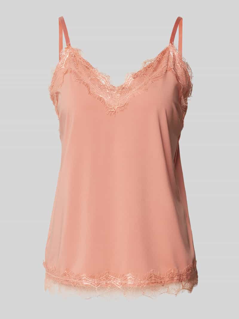 FREE QUENT Top met bandjes en kant model 'BICCO'