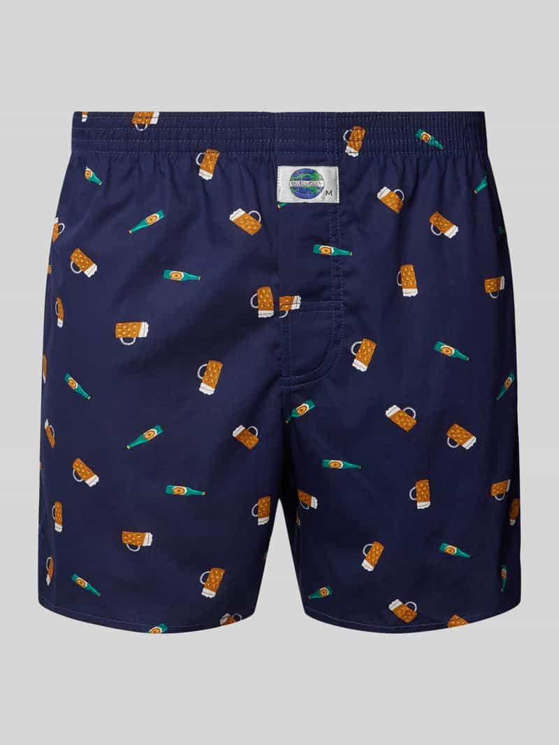 Deal Boxershort met labeldetail model 'Bier'