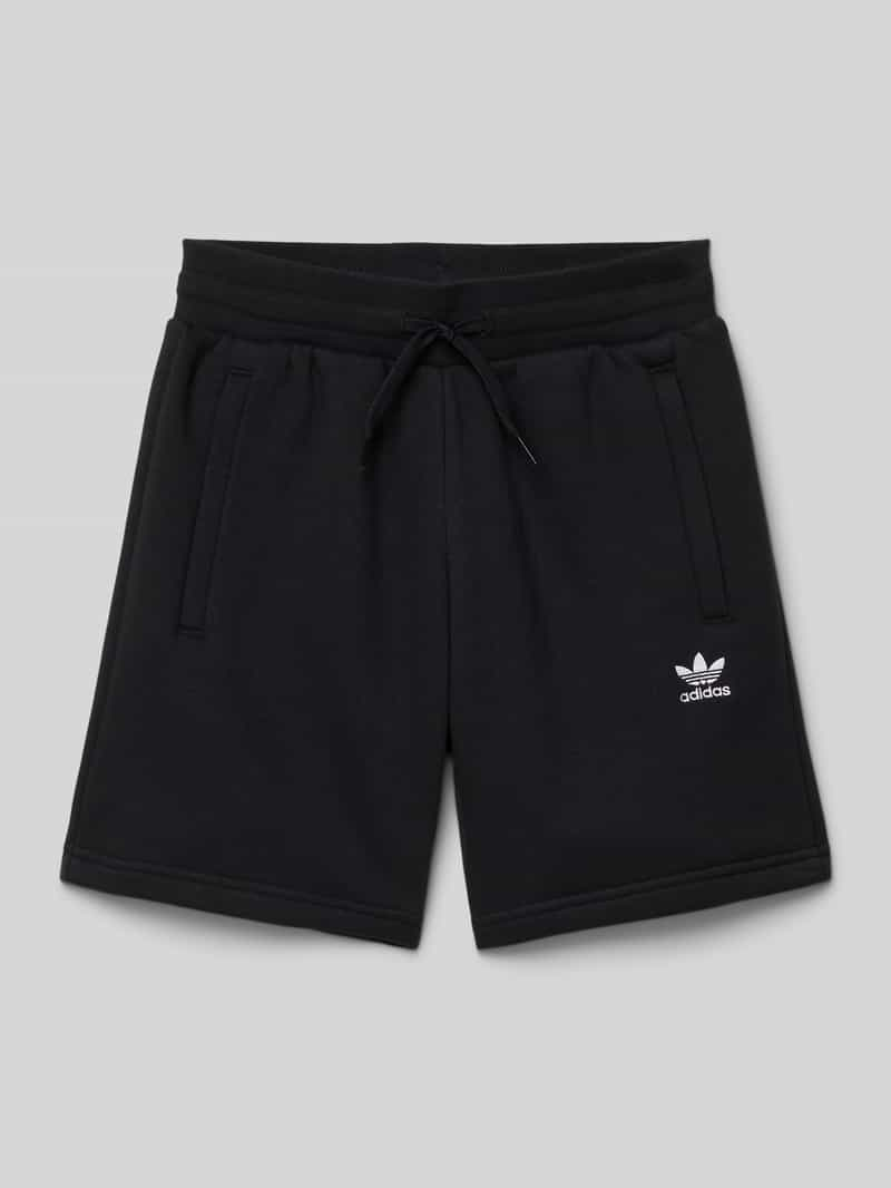 Adidas Originals Regular fit sweatshorts met labelstitching