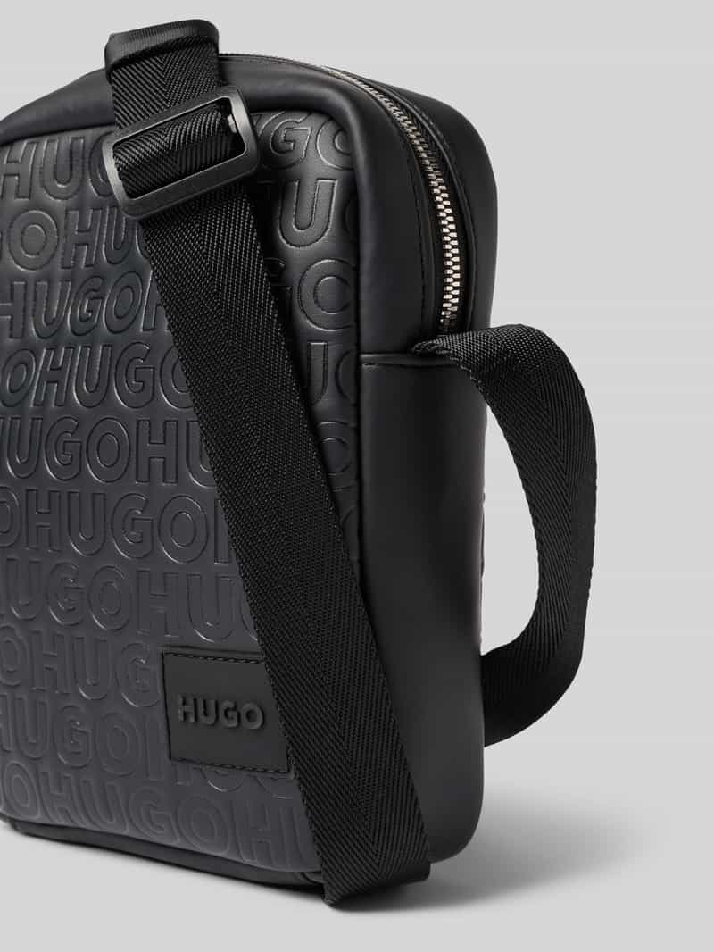 HUGO Schoudertas met all-over labelmotief model 'ETHON2.0HI''