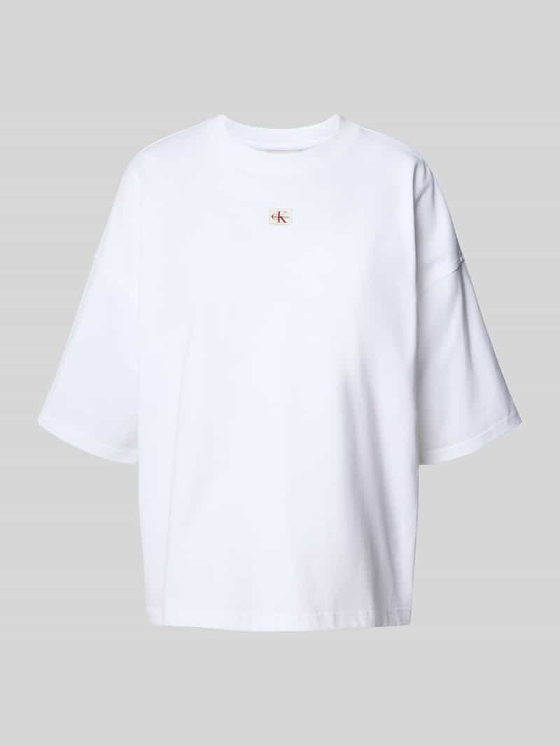 Calvin Klein Jeans Oversized T-shirt met labelstitching