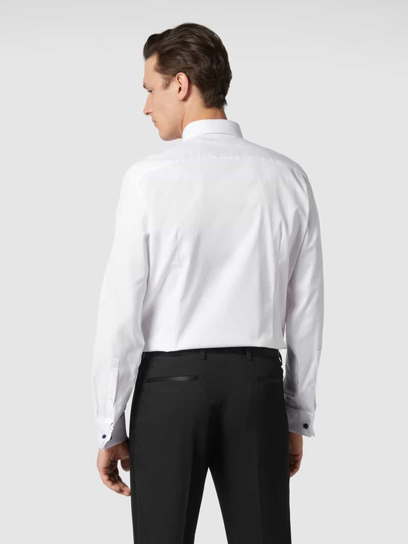 Regular fit zakelijk overhemd van twill Jake*s