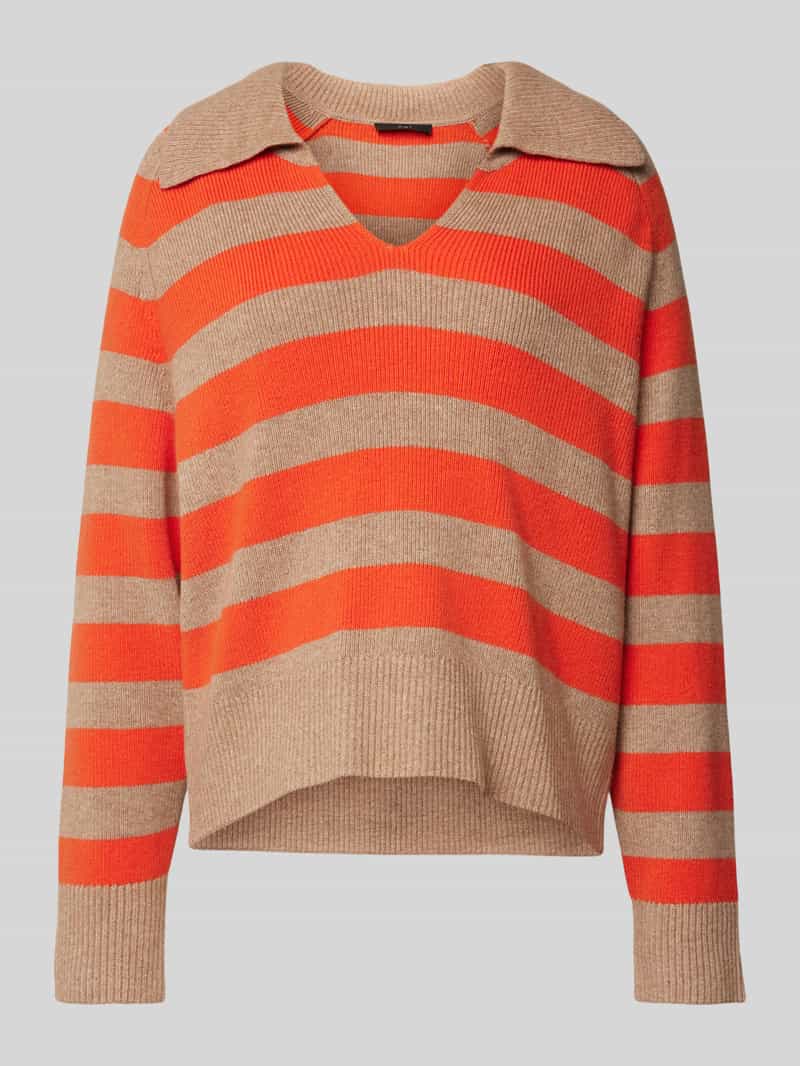 Loose fit gebreide pullover van wolmix