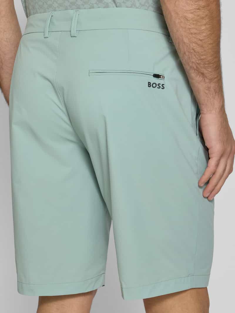 BOSS Green Korte broek met achterzak model 'Speedflex'