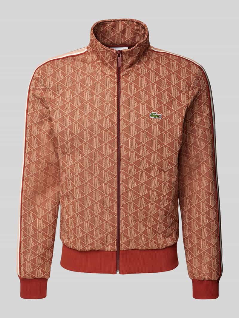 Lacoste Sweatjack met logobadge
