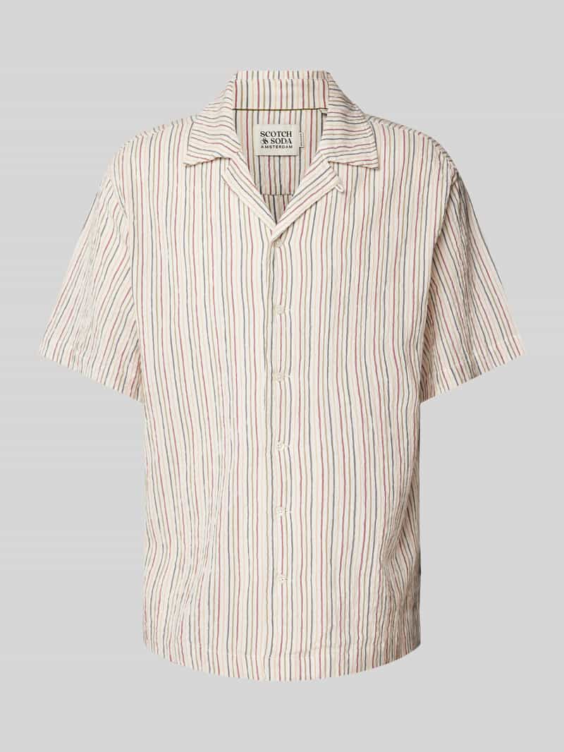 Scotch & Soda Relaxed fit vrijetijdsoverhemd met reverskraag