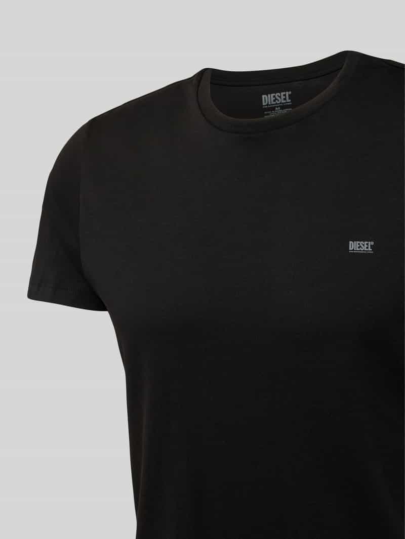 Diesel T-shirt met labelprint in een set van 3 stuks