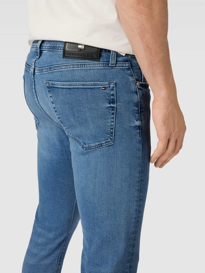 Tommy Hilfiger Slim fit jeans met knoop- en ritssluiting model 'STEVEN'