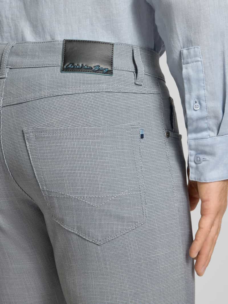 Christian Berg Men Regular fit broek met steekzakken