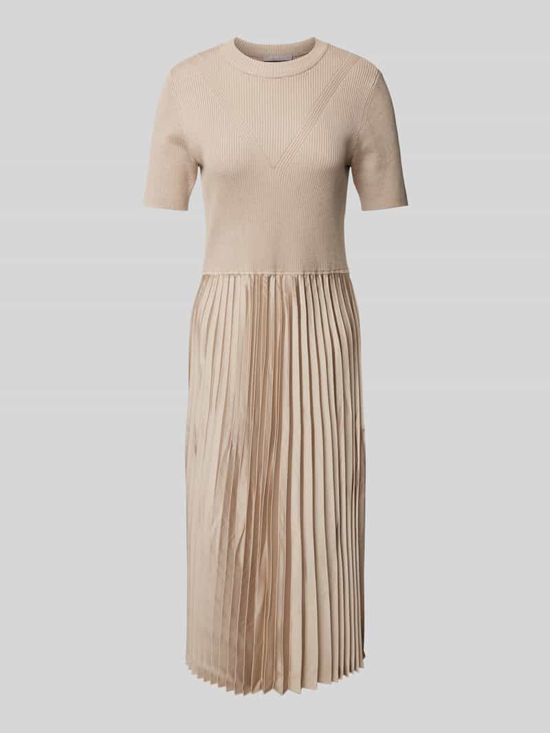 Christian Berg Woman Selection Midi-jurk met plissévouwen