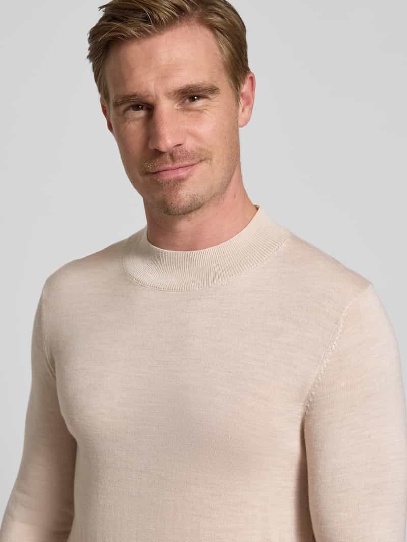 Selected Homme Regular fit gebreide pullover van zuivere merinowol model 'TRAY'