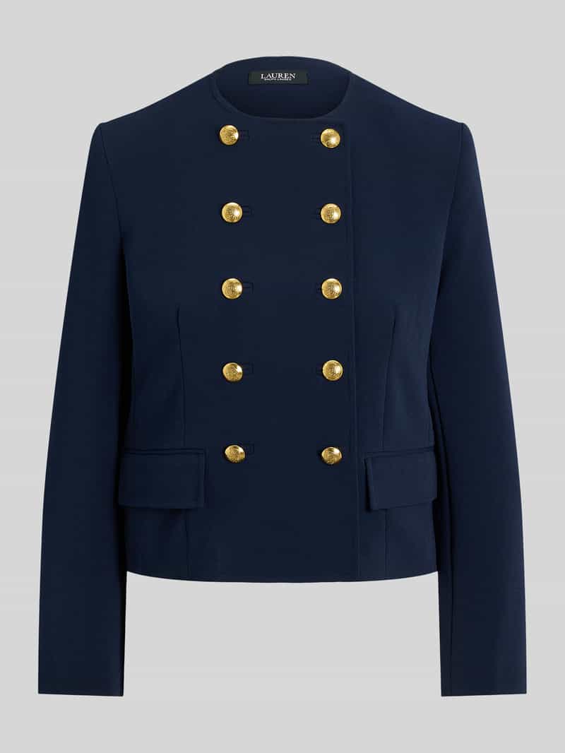 Lauren Ralph Lauren Regular fit korte blazer met sierknopen