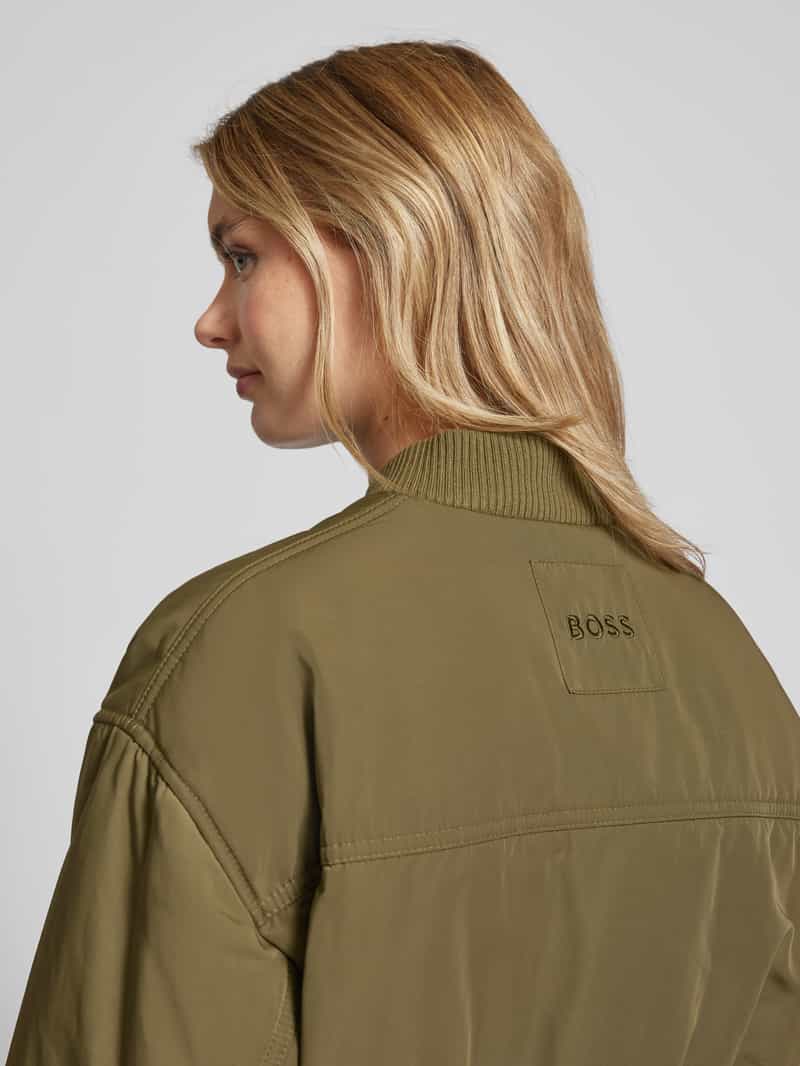 Boss Orange Bomberjack met extra brede schouders model 'Pikomba'