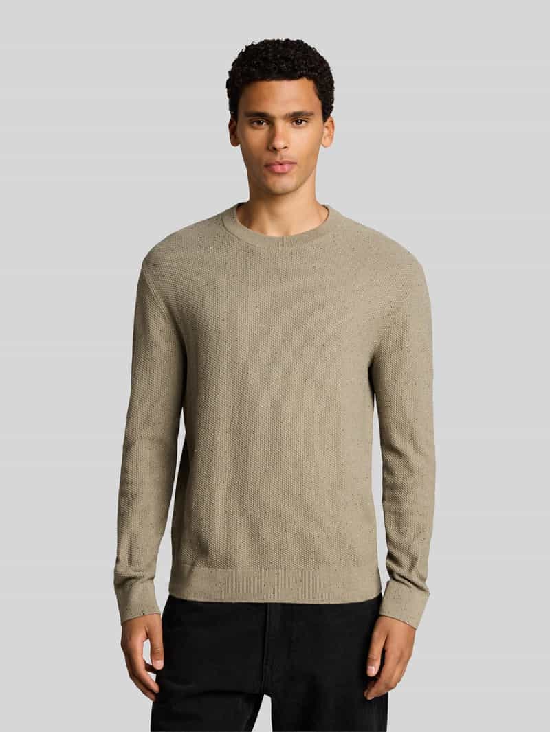 Tom Tailor Denim Pullover van puur katoen met crew neck