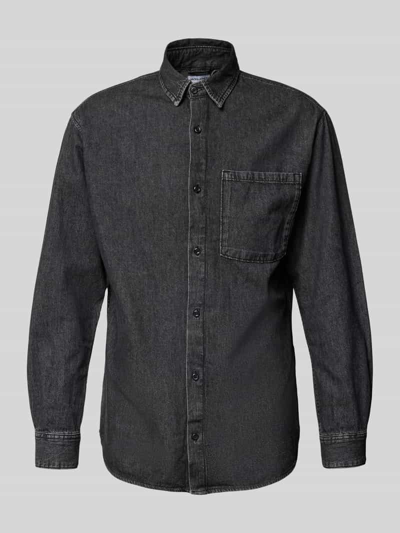 jack & jones Regular fit jeansoverhemd met borstzak model 'CREEK'