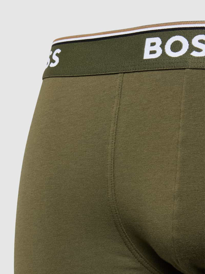 Boss Boxershort in effen design in een set van 3 stuks