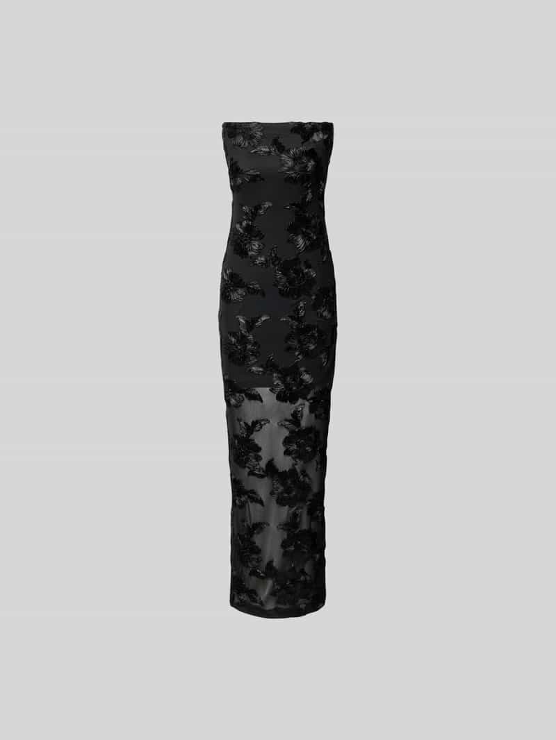 Off shoulder-jurk met siergarnering