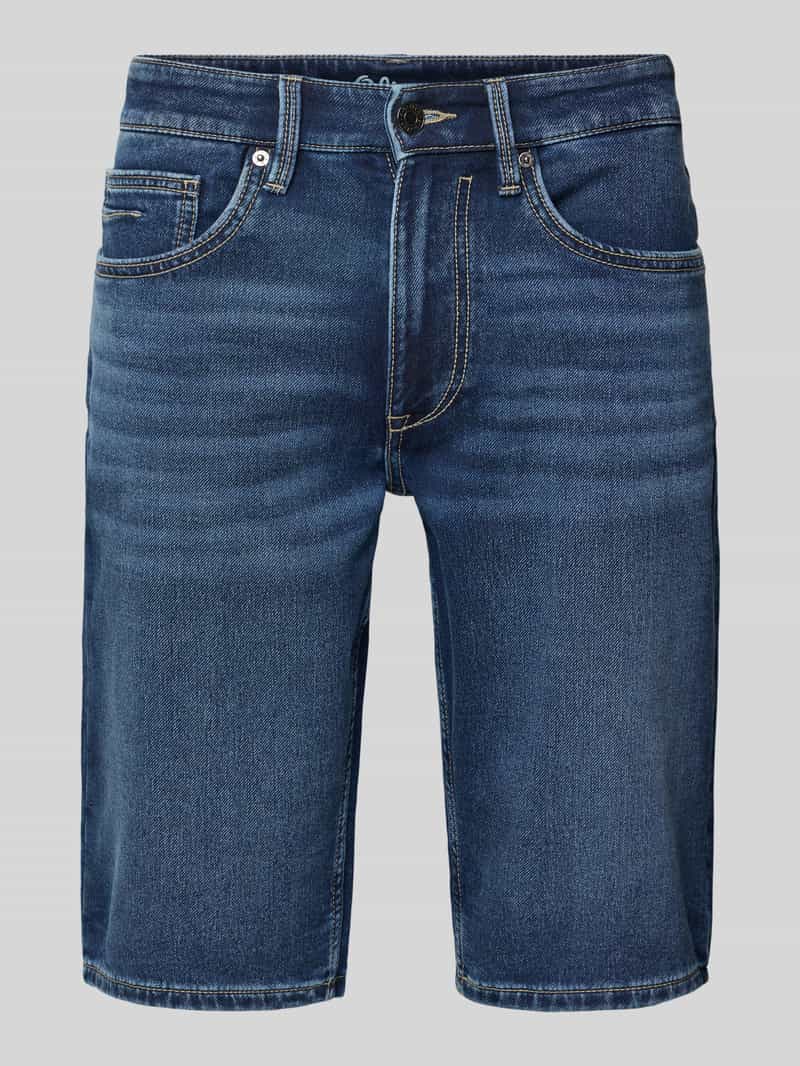 s.Oliver RED LABEL Regular fit korte jeans van katoenmix
