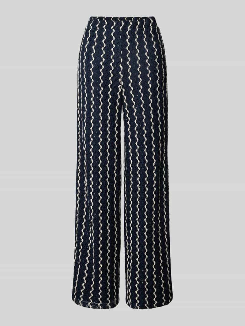 Vila High waist broek met elastische band model 'ELLEN'