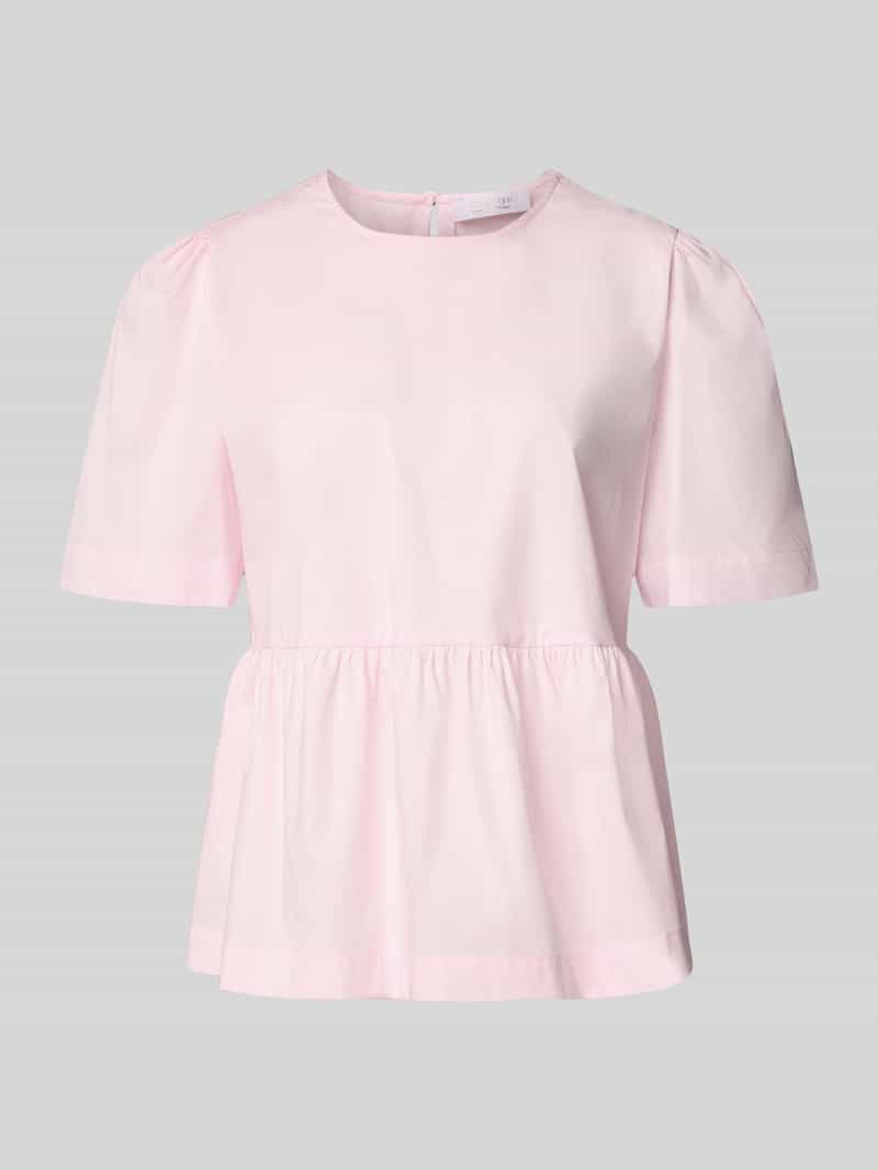 Rich & Royal Blouse met ronde hals en knoopsluiting