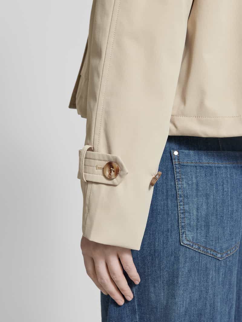 Beaumont Amsterdam Trenchcoat met opgestikte zakken model 'GRACY'