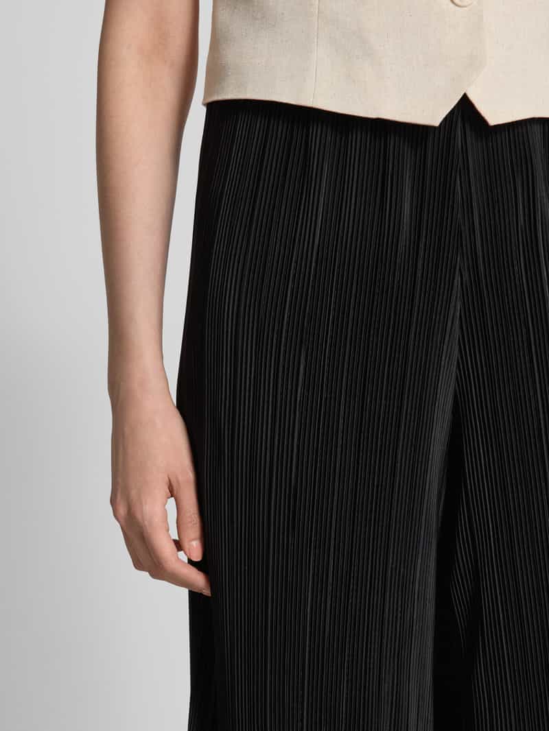 s.Oliver RED LABEL Wijde broek met plissé
