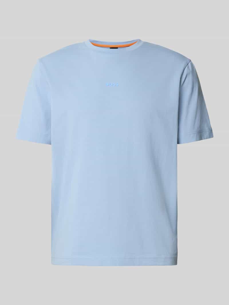 Boss Orange Relaxed fit T-shirt van katoenmix model 'TCHUP'