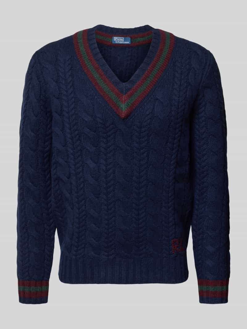 Polo Ralph Lauren Regular fit gebreide pullover van een mix van wol en kasjmier