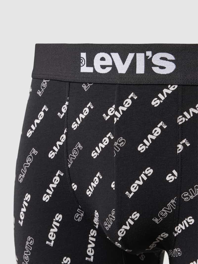 Levi's Boxershort met elastische band met label in een set van 2 stuks model 'LOGO'