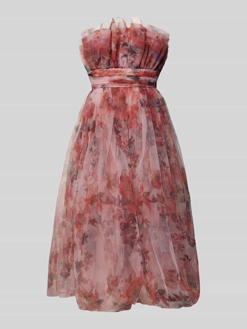 Lace & Beads Cocktailjurk met plooien