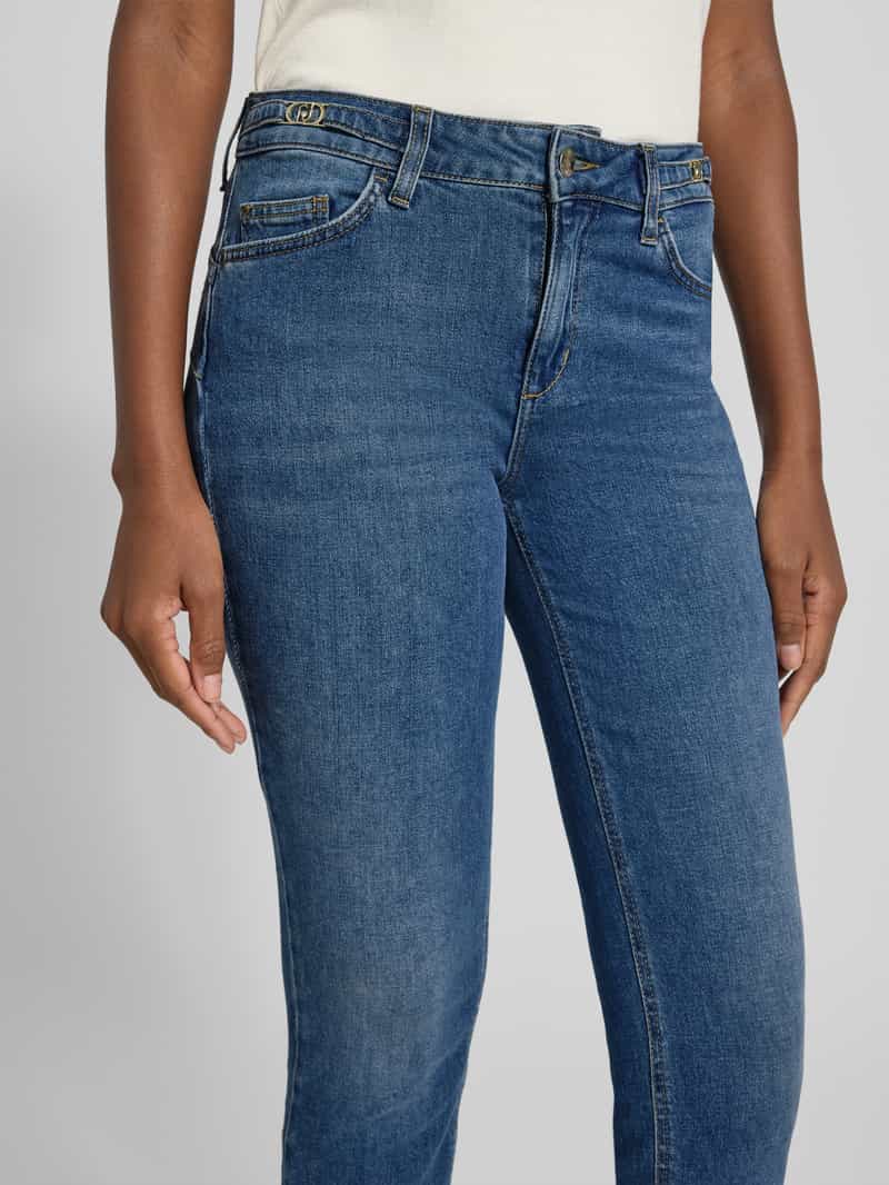 Liu Jo White Skinny fit jeans in 5-pocketmodel model 'DIVINE'