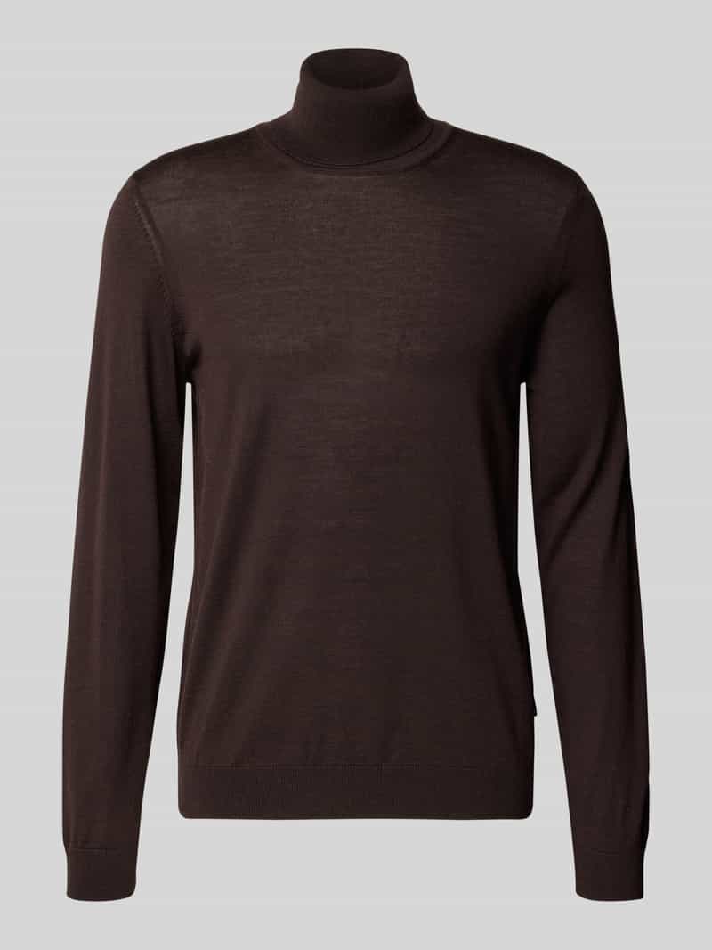 Boss Regular fit coltrui van pure scheerwol model 'MUSSO'