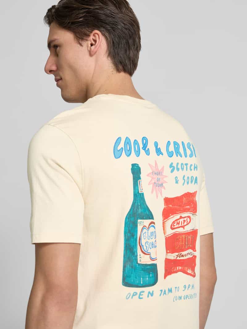 Scotch & Soda T-shirt met labeldetail