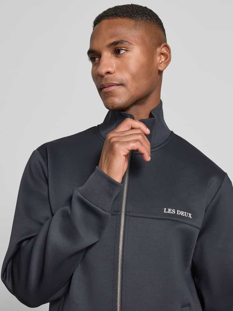 Les Deux Sweatjack met labelprint model 'Ballier'