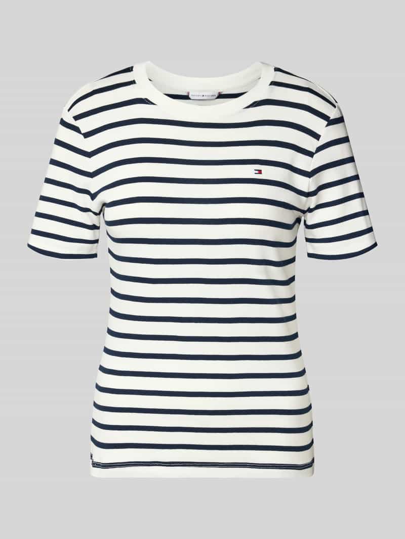 Tommy Hilfiger Slim fit T-shirt van puur katoen
