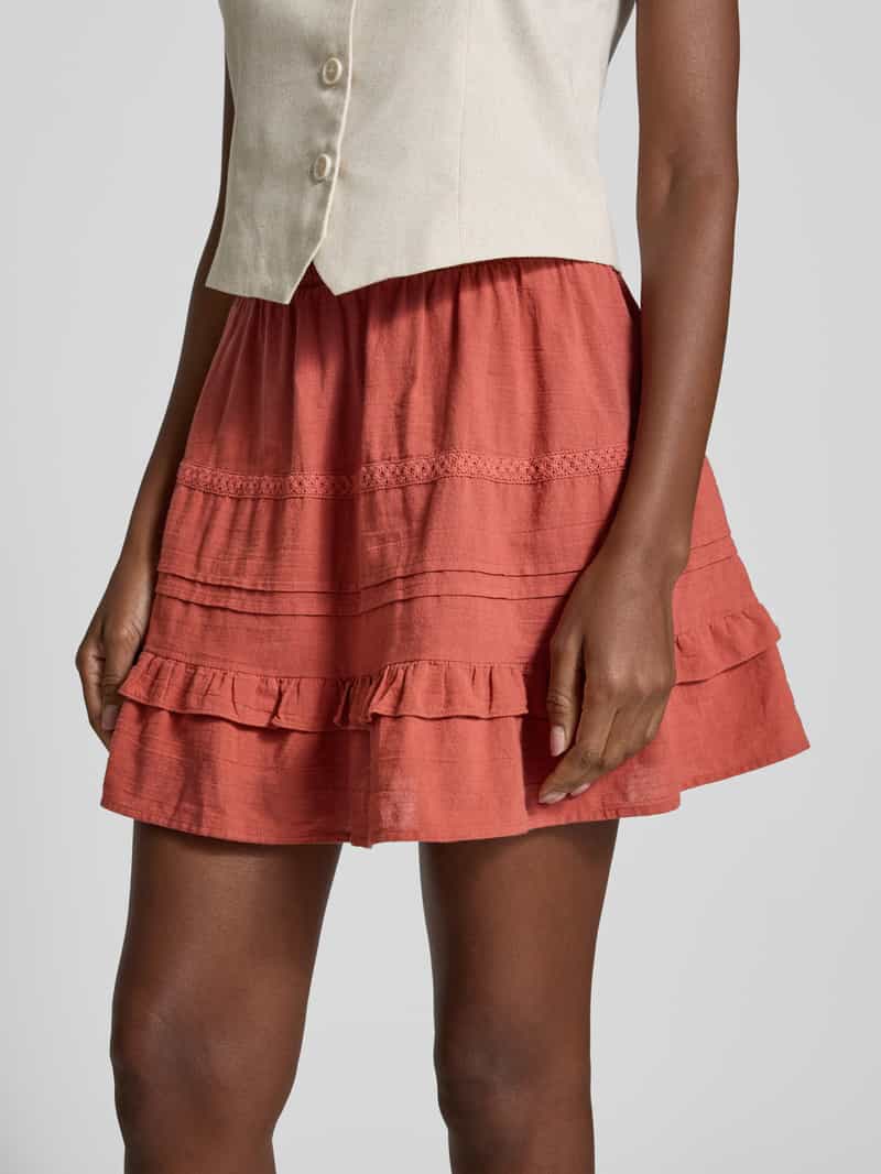 Vero Moda Uitlopende minirok van puur katoen model 'PRETTY'