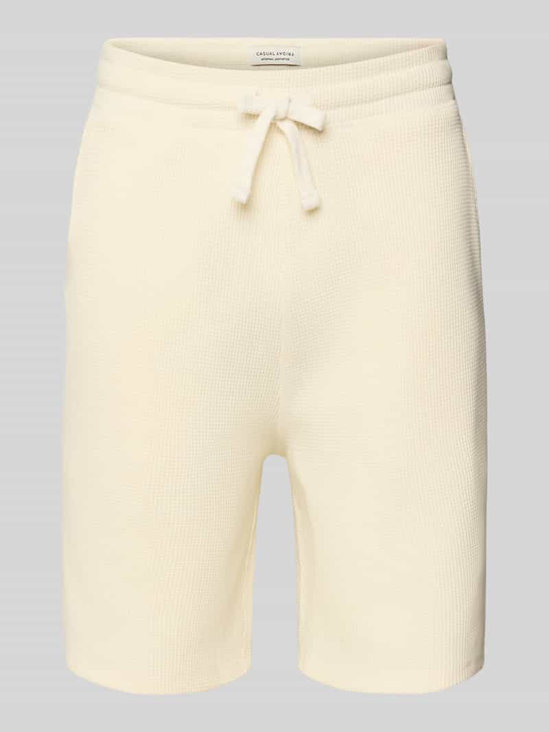 casual friday Korte broek met structuurmotief model 'ULFO'