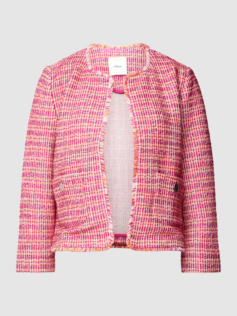 s.Oliver BLACK LABEL Blazer in bouclé-look