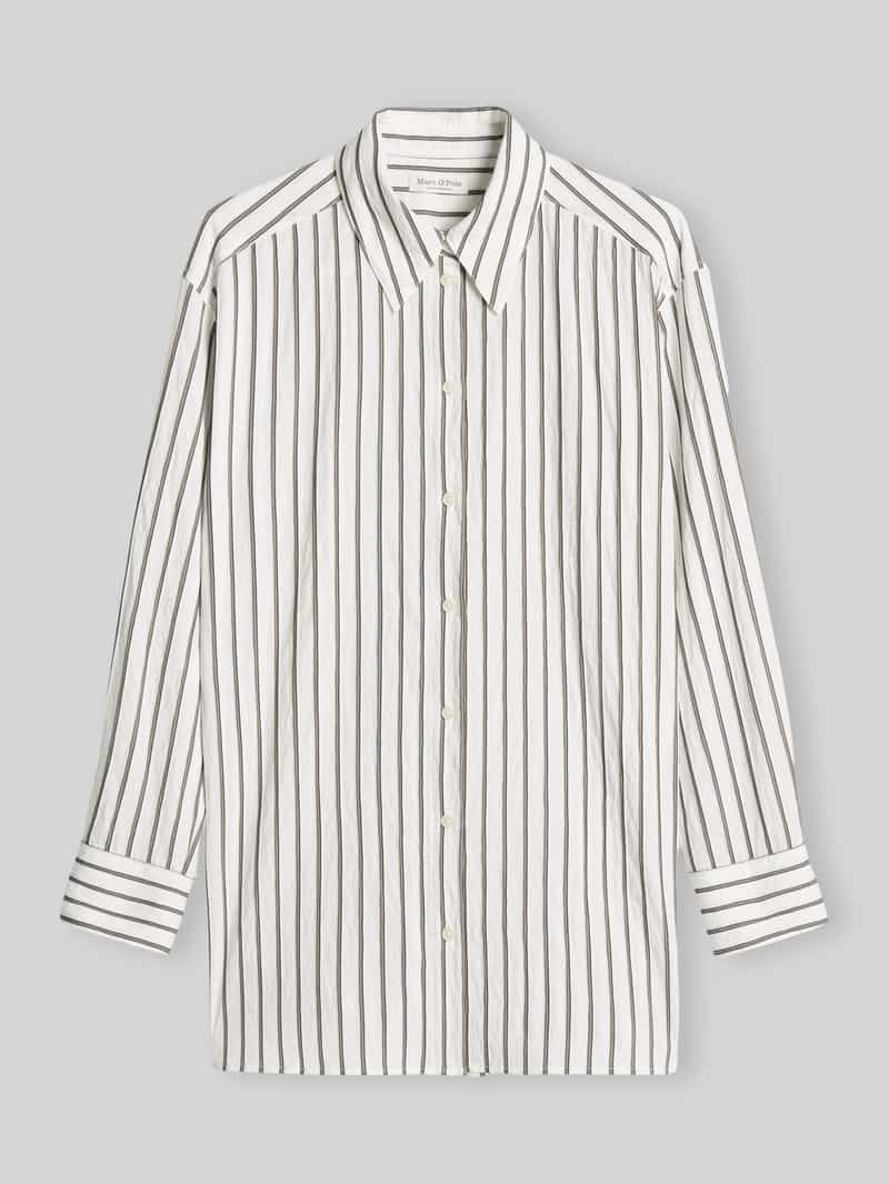 Regular fit blouse met lange mouwen van modalmix