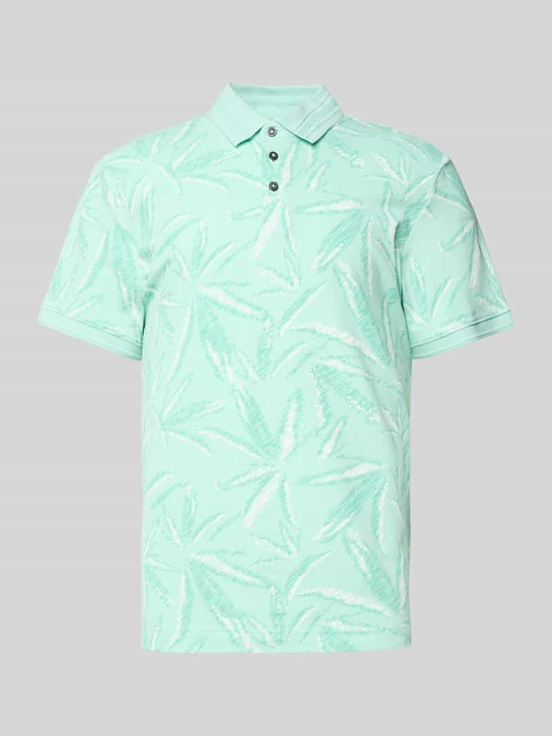 Tom Tailor Regular fit poloshirt van een mix van katoen en elastaan