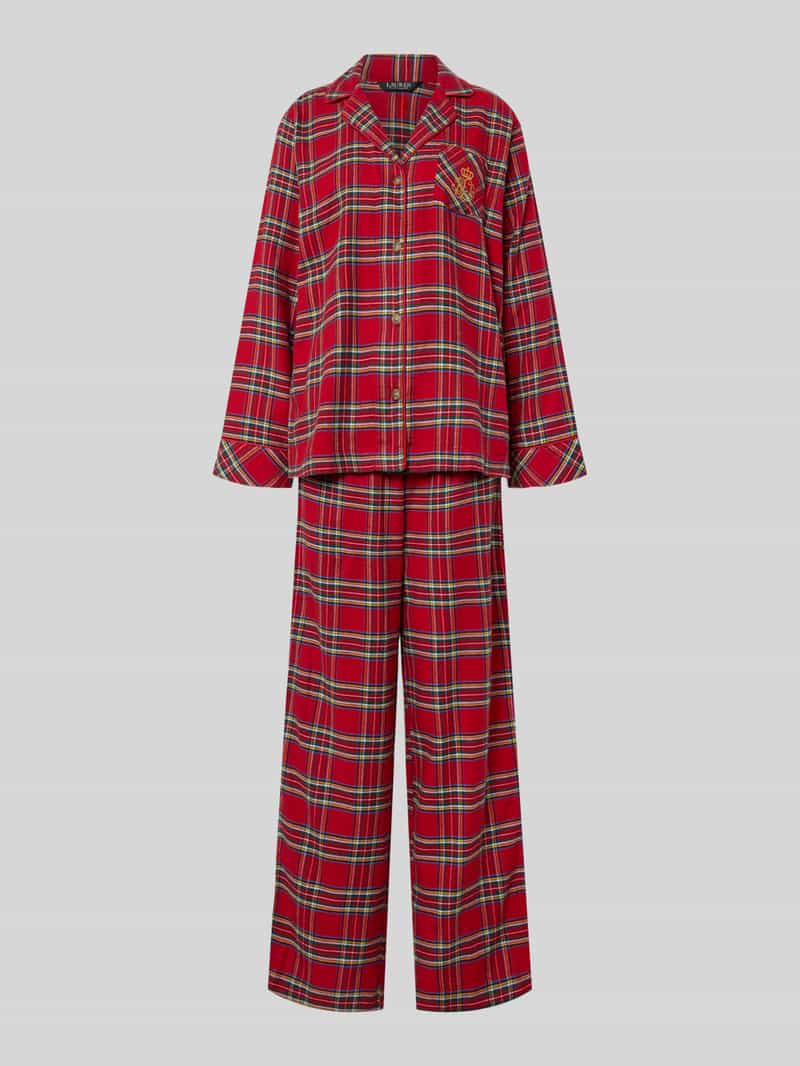 Lauren Ralph Lauren Pyjama met borstzak