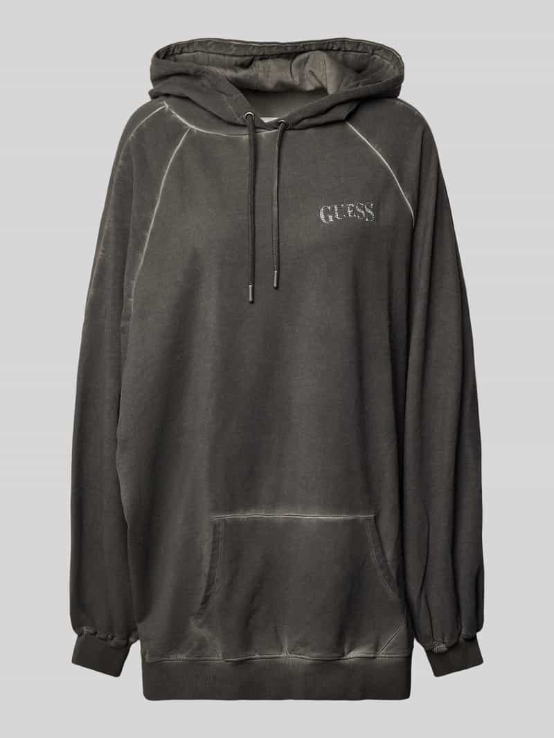 Guess Oversized hoodie met strass-steentjes model 'ROSE'